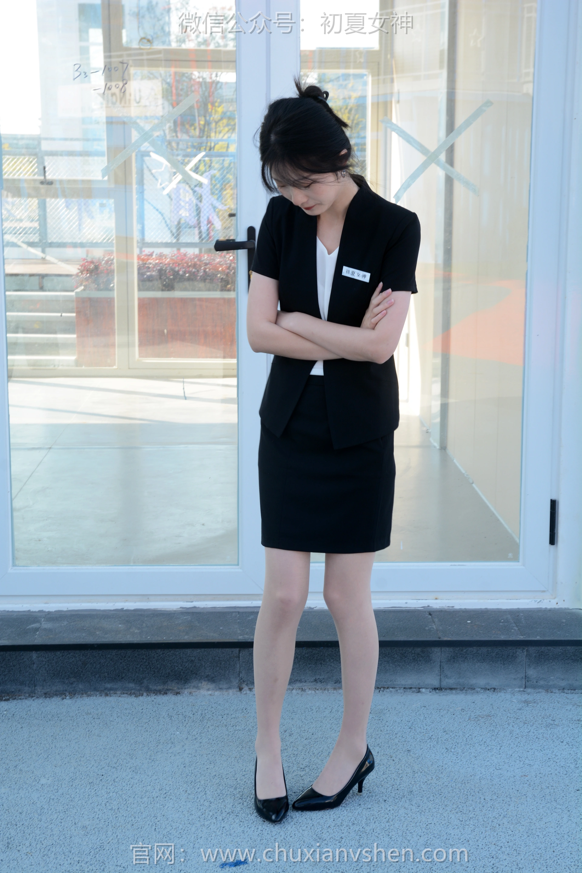 初夏女神 NO.085 安妮 黑色西装 3